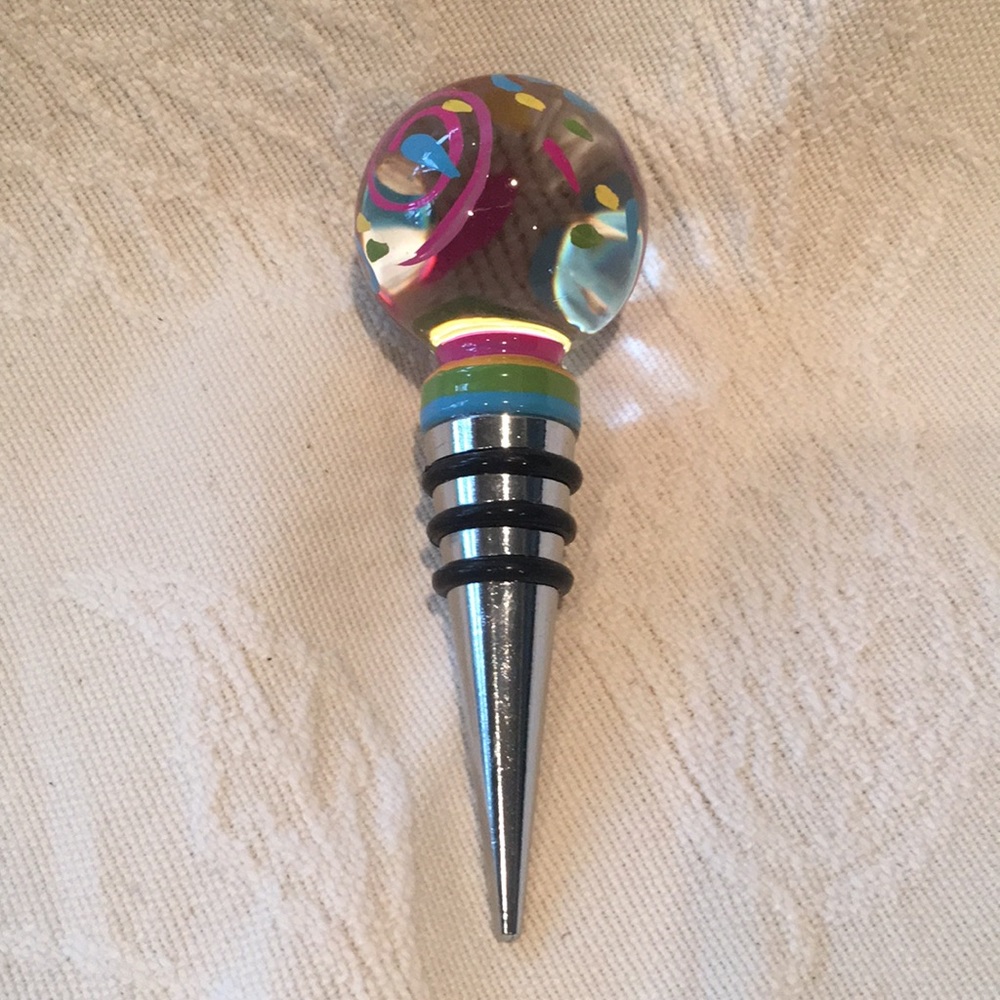 Top Shelf Wine Stopper -Celebrate